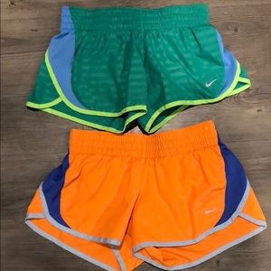 2 Nike shorts!!!! Great for running!!